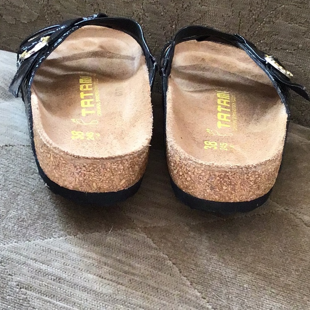 TATAMI Birkenstock Black w/ Rhinestones 38 - Picture 5 of 6